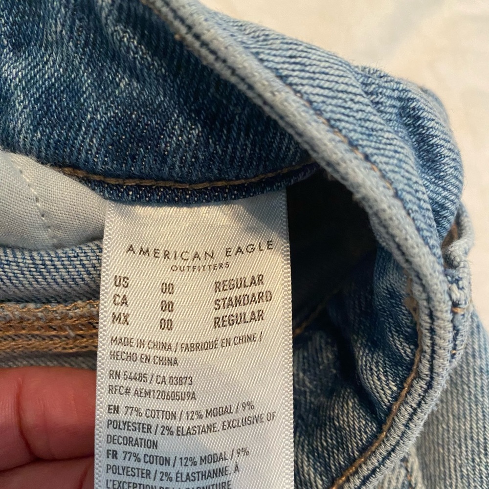 American Eagle Stretch Double Zero Regular Jeans,… - image 7